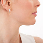 Silver Tusk Earrings - hersey-and-son