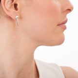 Silver Tusk Earrings - hersey-and-son