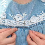 Child's Mini Silver Cross Necklace - hersey-and-son