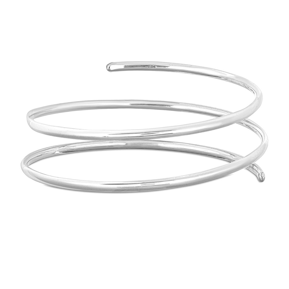 Sterling Silver Slinky Bracelet - hersey-and-son