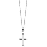 Small Sterling Silver Cross Pendant - hersey-and-son
