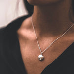 Small Sterling Silver Round Locket - hersey-and-son