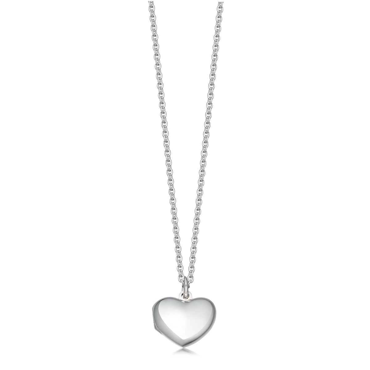 Small silver heart locket