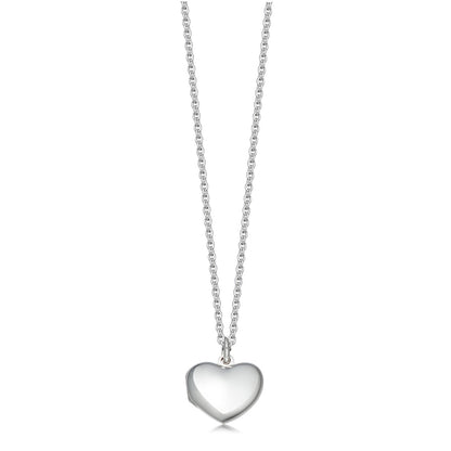 Small silver heart locket