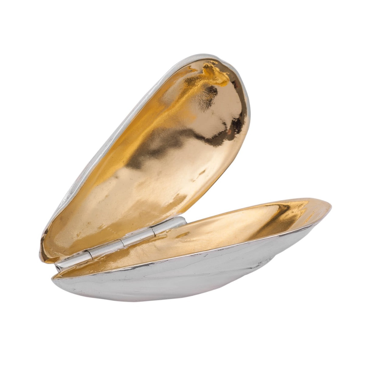 Solid silver mussel eater