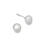 Sterling Silver Pearl Earrings - hersey-and-son