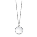 Small Sterling Silver Pebble Necklace - hersey-and-son