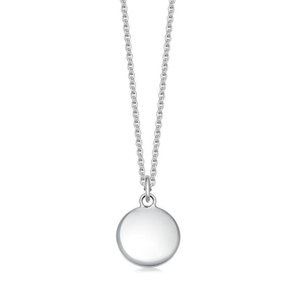 Silver pebble necklace