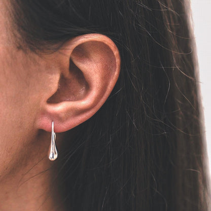 Sterling Silver Teardrop Earring