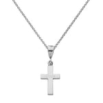 Small Sterling Silver Cross Pendant - hersey-and-son