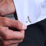 Silver Spitfire Cufflinks - hersey-and-son
