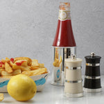 Silver & Ivorine Churn Peppermill - hersey-and-son