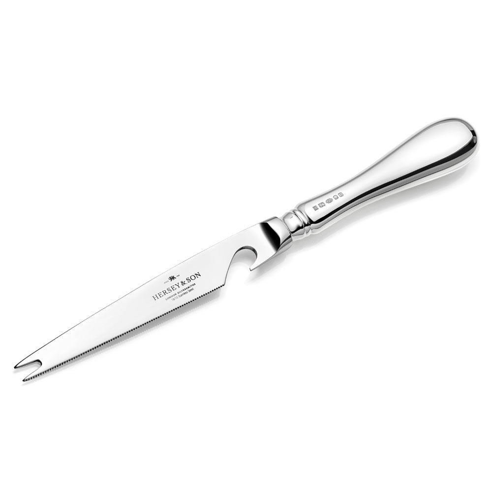 Sterling Silver Bar Knife - hersey-and-son