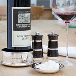 Silver & Blackwood Churn Peppermill - hersey-and-son
