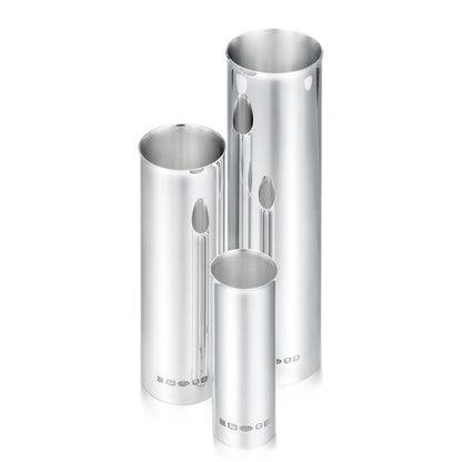 Sterling Silver Tubular Vase