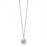 Sterling Silver Sun Necklace - hersey-and-son