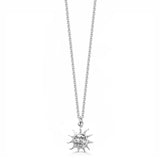 Sterling Silver Sun Necklace - hersey-and-son