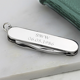 Silver Swiss Army Knife - hersey-and-son