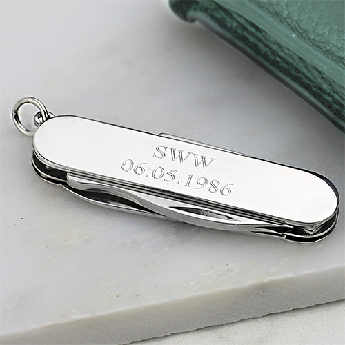 Silver Swiss Army Knife - hersey-and-son