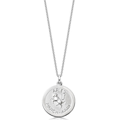 Zodiac Pendant - Sterling Silver