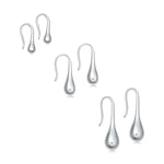 Sterling Silver Teardrop Earring - hersey-and-son