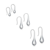 Sterling Silver Teardrop Earring - hersey-and-son