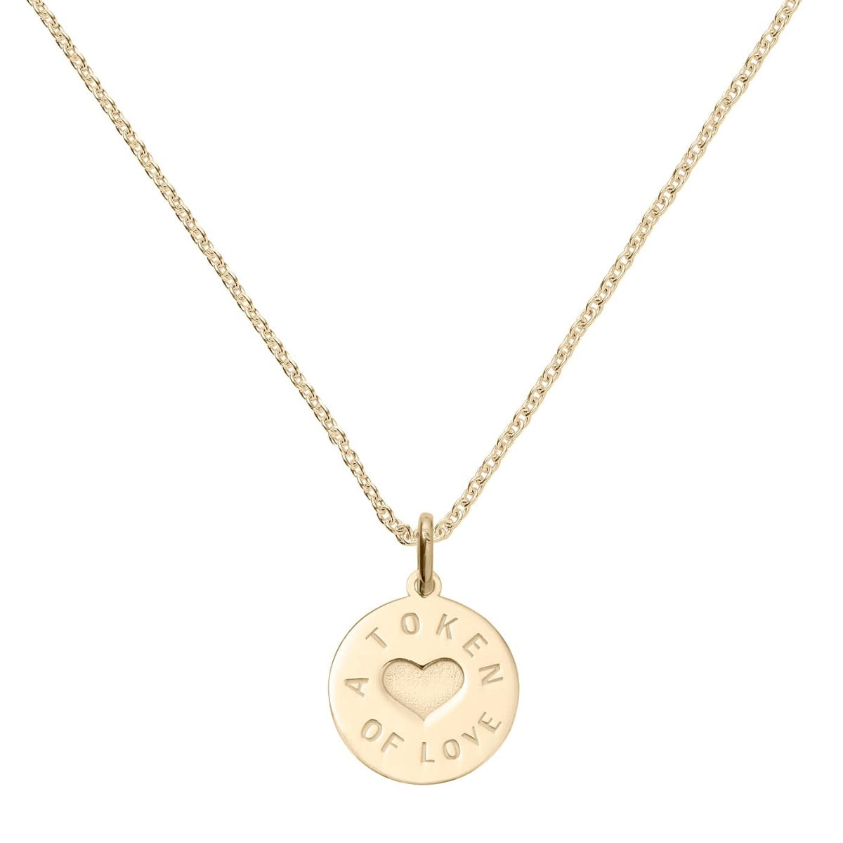 Yellow Gold Vermeil Token of Love Pendant