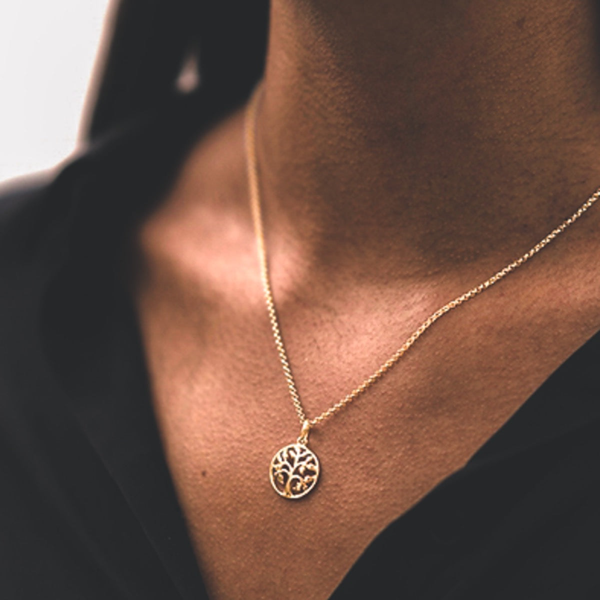 Yellow Gold Vermeil Tree Of Life Pendant