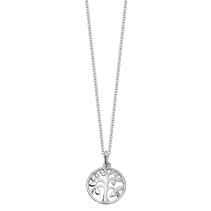 Silver tree of life necklace