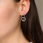 Silver Trilogy Hoop Earrings - hersey-and-son