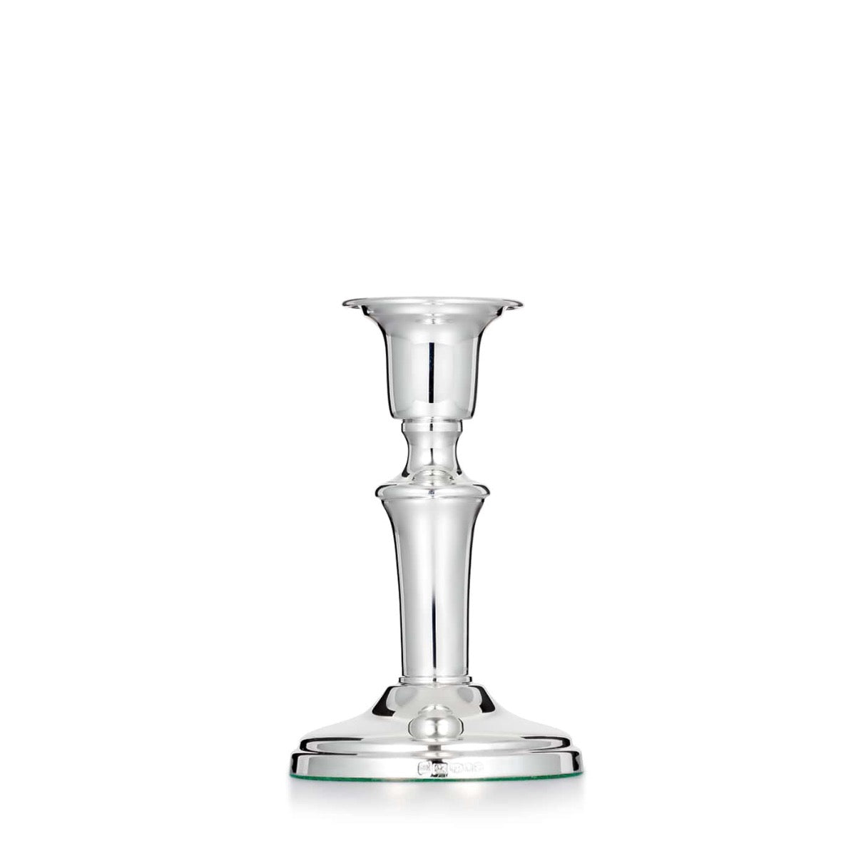 Silver Candlestick - V Stem 4.75" - hersey-and-son