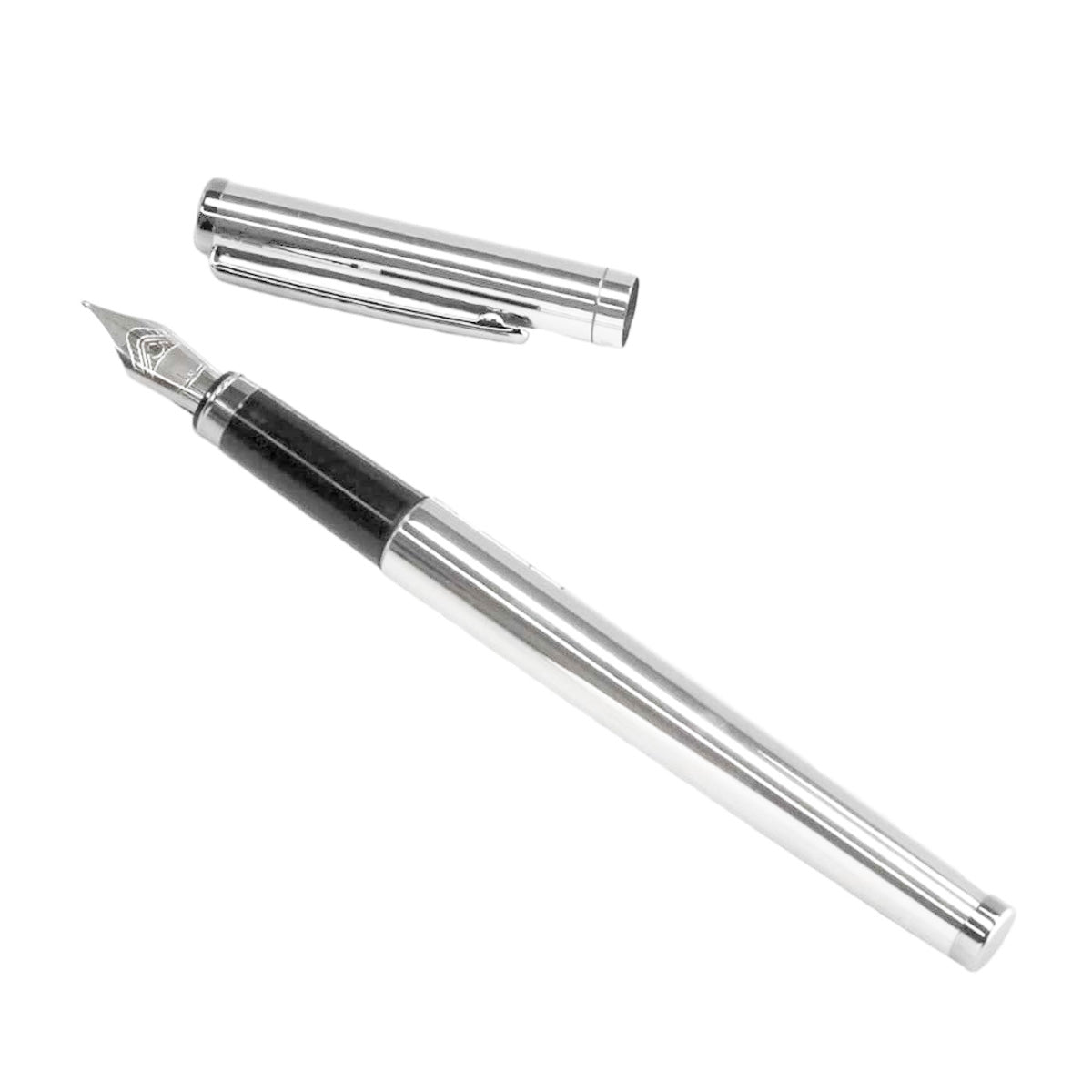 Silver fountain pen
