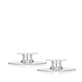 Silver Small Modern Candlestick - hersey-and-son