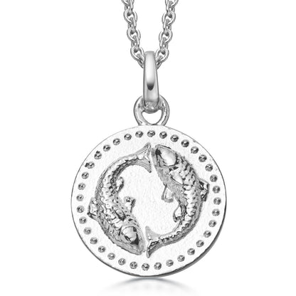 Sterling Silver Pisces Pendant