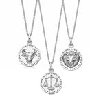 Sterling Silver Zodiac Necklace - hersey-and-son