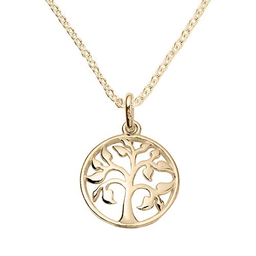 Yellow Gold Tree Of Life Pendant