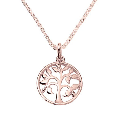 Rose Gold Plated Tree of Life Pendant
