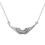 Silver Angel Wings Necklace - hersey-and-son